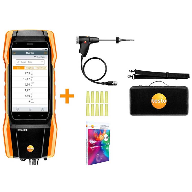 testo300套裝1煙氣分析儀通用型基礎款套裝1